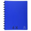 Exacompta - Libro de pantalla de recambio - 30 compartimentos - 60 vistas - para A4 - azul