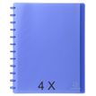 3130632863524-Exacompta - 4 Porte vues à pochettes amovibles - 60 vues - A4 - bleu transparent-P_400011803_2-0