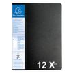 Exacompta Up Line - Libro de pantalla - 40 compartimentos - para A4 - capacidad: 80 hojas - negro