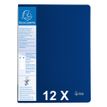 Exacompta Up Line - Libro de pantalla - 40 compartimentos - para A4 - capacidad: 80 hojas - azul