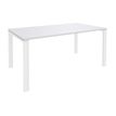 Burocean Aéris - Mesa - rectangular - blanco perla - blanco base