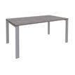 Burocean Aéris - Mesa - rectangular - roble gris - aluminio base