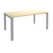 Burocean Aéris - Mesa - rectangular - arce - aluminio base