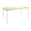 Burocean Aéris - Mesa - rectangular - arce - blanco base