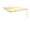 Burocean Aéris - Mesa - rectangular - arce - blanco base