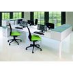 0404000122142-Bureau Bench IRIS - L120 cm - Plan suivant - Pieds blanc - plateau imitation Erable-P_400012214_6-1