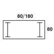 0404000122609-Bureau droit LOFTER - L80 cm - Plateau imitation chêne gris - pied Carbone-P_400012260_2-3