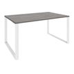 Burocean Urban - Escritorio - cuadrado - roble gris - blanco base