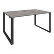 Burocean Urban - Mesa - rectangular - roble gris - carbón base