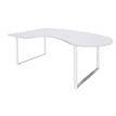 Burocean Urban Manager - Escritorio - forma de L (izquierdo) - blanco perla - blanco base