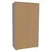 Burocean PRO - Aparador - 2 baldas - 2 Puertas - madera aglomerada - verde haya, aluminio