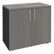Burocean PRO - Aparador - 2 Puertas - madera aglomerada - antracita, roble gris