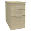 Burocean - Pedestal - móvil - 3 cajones - melamine coated particle board - arce