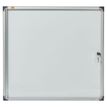 Nobo Extra - Tablón de anuncios incorporado - montaje en pared - 670 x 630 mm - 6 x A4 - magnético - blanco