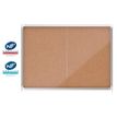 Nobo - Tablón de anuncios incorporado - montaje en pared - 944 x 1349 mm - 18 x A4 - corcho - corcho