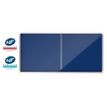 Nobo Premium Plus - Tablón de anuncios - montaje en pared - 2000 x 970 mm - 27 x A4 - fieltro