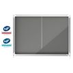 Nobo Premium Plus - Tablón de anuncios incorporado - montaje en pared - 925 x 668 mm - 8 x A4 - fieltro