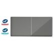 Nobo Premium Plus - Tablón de anuncios - montaje en pared - 2000 x 970 mm - 27 x A4 - fieltro
