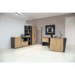 3483601088436-Retour pour bureau ARCADE avec rangement  - L114 x H75 x P45 - chêne/anthracite-P_400013546_3-2