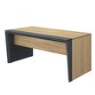 Gautier office Arcade - Manager desk - rectangular - bocage oak - antracita base