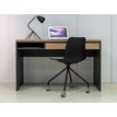 3483601089105-Bureau ARCADE - 126 cm - avec tiroir et niche - chêne du bocage/anthracite-P_400013548_1-0