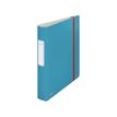 Leitz 180° Active Cozy - Archivaor de anillas - ancho de la espina: 65 mm - para A4 - capacidad: 350 hojas - azul calma