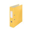 Leitz 180° Cosy - Archivaor de anillas - ancho de la espina: 80 mm - para A4 - capacidad: 600 hojas - amarillo advertencia