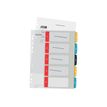 Leitz Cosy 1-5 Printable Index - Polipropileno (PP) - 300 micrones - 1 hoja(s) fichas