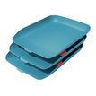 Leitz Cosy - Bandeja carta - para A4, C4 - azul calma (paquete de 3)