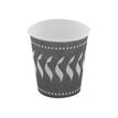 ISAP - Taza - Tamaño 6 cm diameter - Altura 6 cm - 12 cl - desechable - gris (paquete de 50)