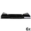 Exacompta Classic COMBO 2 - Bandeja carta - para A4 - negro brillante (paquete de 6)