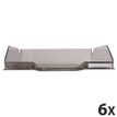 Exacompta Classic Office COMBO MIDI - Bandeja carta - para A4 Plus - glossy transparent gray (paquete de 6)