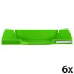 Exacompta Classic COMBO 2 - Bandeja carta - para A4 - verde manzana brillante (paquete de 6)