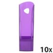 Exacompta Classic ECOMAG - Archivo de caja - ancho de la espina: 77 mm - para A4 - morado translúcido (paquete de 10)