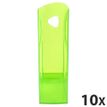 Exacompta Classic Linicolor ECOMAG - Archivo de caja - ancho de la espina: 77 mm - para A4 Plus - verde manzana translúcido (paquete de 10)