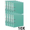 Exacompta Prem'Touch - Archivaor de anillas - ancho de la espina: 80 mm - para A4 Maxi - capacidad: 760 hojas - verde claro (paquete de 10)