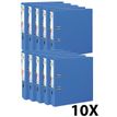 Exacompta Prem'Touch - Archivaor de anillas - ancho de la espina: 80 mm - para A4 Maxi - capacidad: 760 hojas - azul (paquete de 10)