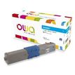 OWA K18496OW - Gran capacidad - cián - compatible - cartucho de tóner - para OKI MC563dn, MC563dnw; C542dn