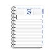 3660942072137-Agenda à spirale Spring - 1 jour par page - 12 x 17 cm - disponible dans différentes couleurs - Exaco--3