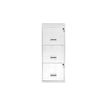 Pierre Henry Soho Maxi - Armario de relleno vertical - 3 cajones - acero - blanco