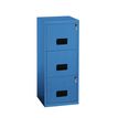 3219090953562-Classeur 3 tiroirs pour dossiers suspendus - 96 x 40 x 40 cm - bleu--0