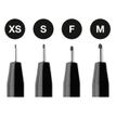 4005401671152-Faber-Castell Pitt Artist - Pack de 4 feutres à l'encre de Chine - noir--1