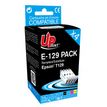 UPrint E-129 - Paquete de 4 - negro, amarillo, cián, magenta - compatible - cartucho de tinta - para Epson Stylus SX230, SX430, SX438; WorkForce WF-3010, 3520, 3530, 3540, 7015, 7515, 7525