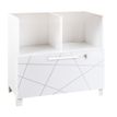 Gautier office Sunday - Low storage unit - madera aglomerada - blanco