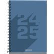 8422593266946-Miquelrius School Basic Plus - Agenda - 2024 - 2025 - semainier - reliure à spirale - 4° - 150 x 213 mm - marine - carton recouvert de --0