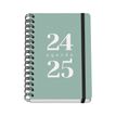 8421938517798-Dohe Grammar - Agenda scolaire - 2024-2025 - semainier - reliure à anneaux métalliques - A5 (150 x 210 mm) - vert - po--0