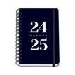8421938517804-Dohe Grammar - Agenda scolaire - 2024-2025 - semainier - reliure à anneaux métalliques - A5 (148 x 210 mm) - noir - po--0