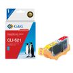 Cartouche compatible Canon CLI-521 - cyan - G&G