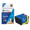 6942383150320-Cartouche compatible Epson 603XL Etoile de mer - Pack de 4 - noir, cyan, magenta, jaune - G&G--0