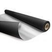 Créastyl Kraft Duo Métal - Papel de regalo - 69 cm x 50 m - 60 g/m² - negro, plata - laid paper - 4 bobina(s)